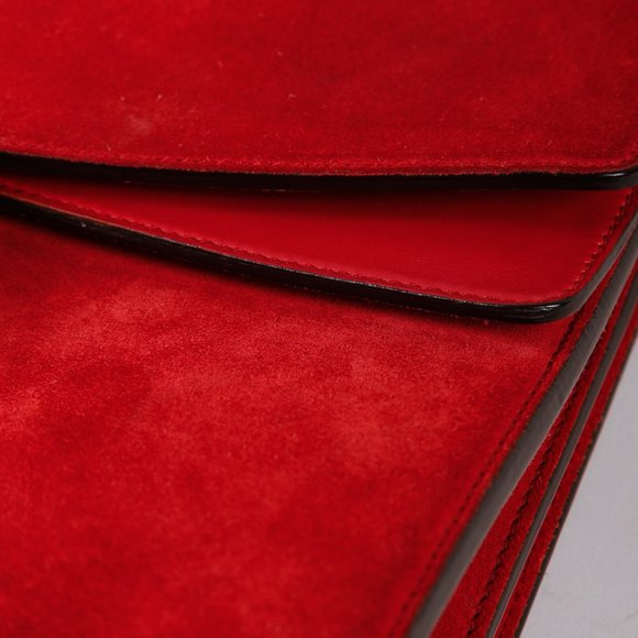 *SOLD* Gucci Dionysus Red Suede Medium GG Shoulder Bag - Picture 9 of 10